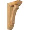 Ekena Millwork Imperial Slat Rough Sawn Bracket w/ Offset Brace, Western Red Cedar, 6"W x 16"D x 28"H BKT0604X16X28IMP06RWR - alternate 1
